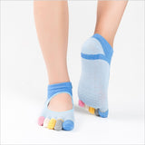 Women's yoga pilates sports anti-slip socks with toes