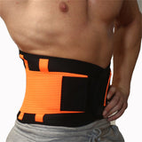 Adjustable waist support belt